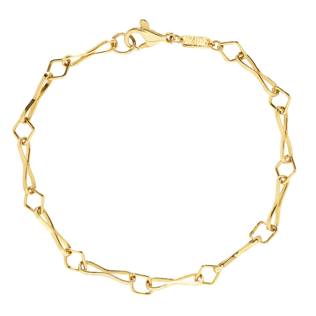 Lozenge Link Handmade Bracelet