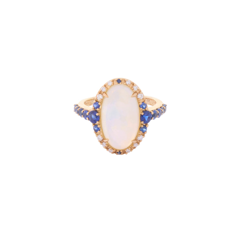 YI Collection Jelly Opal, Sapphire, and Diamond Nexus Ring - Rings