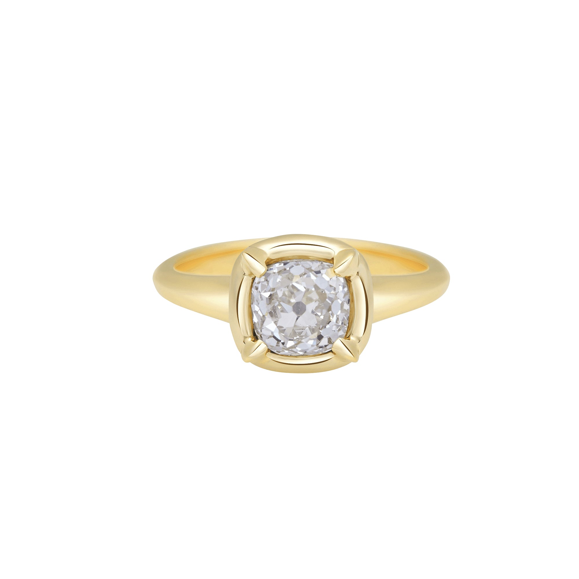 Diamond Cushion Ring