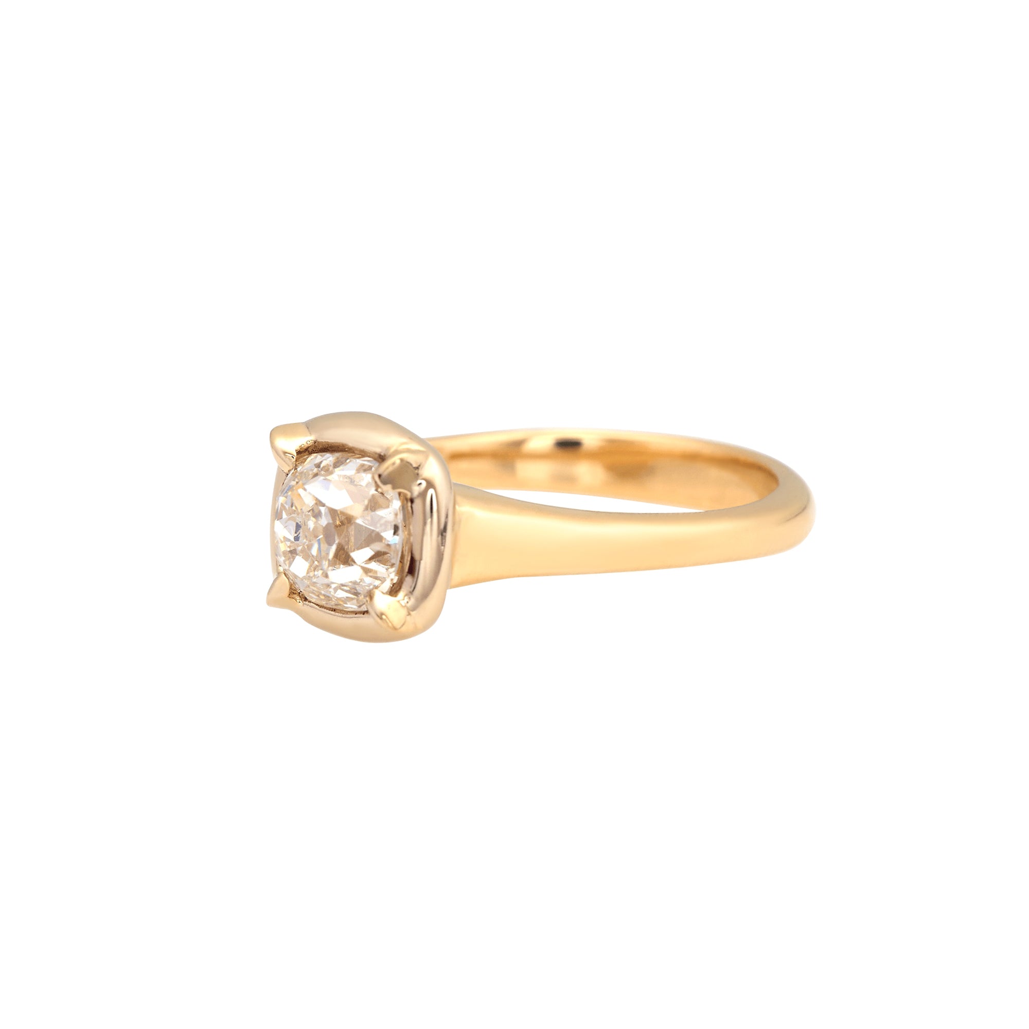 Diamond Cushion Ring