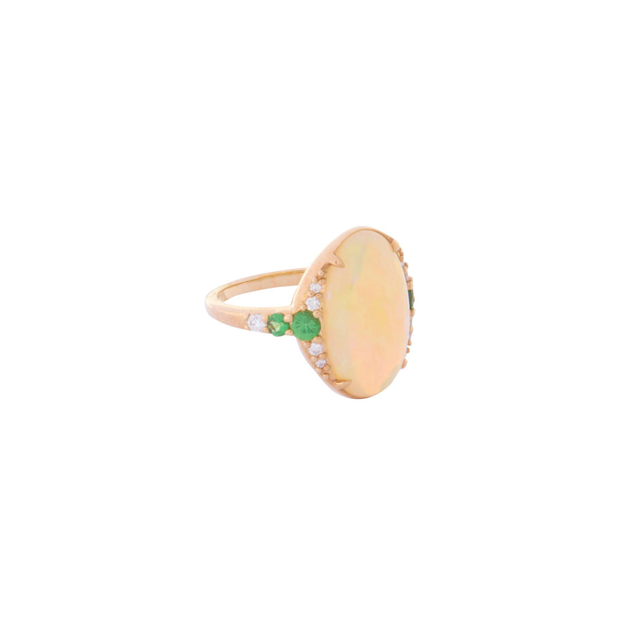 YI Collection Opal, Tsavorite, and Diamond Gala Ring - Rings