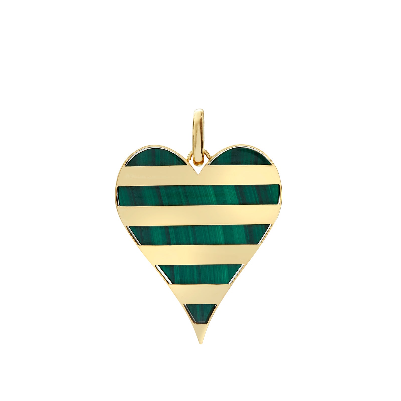 Prasi Friburgo Heart Pendant, back view