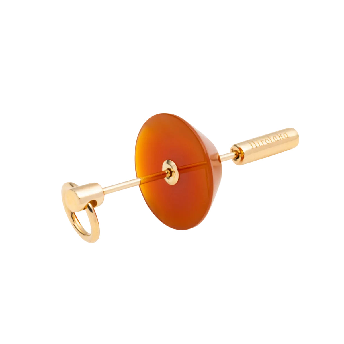 Carnelian Medium Door Knocker Earring