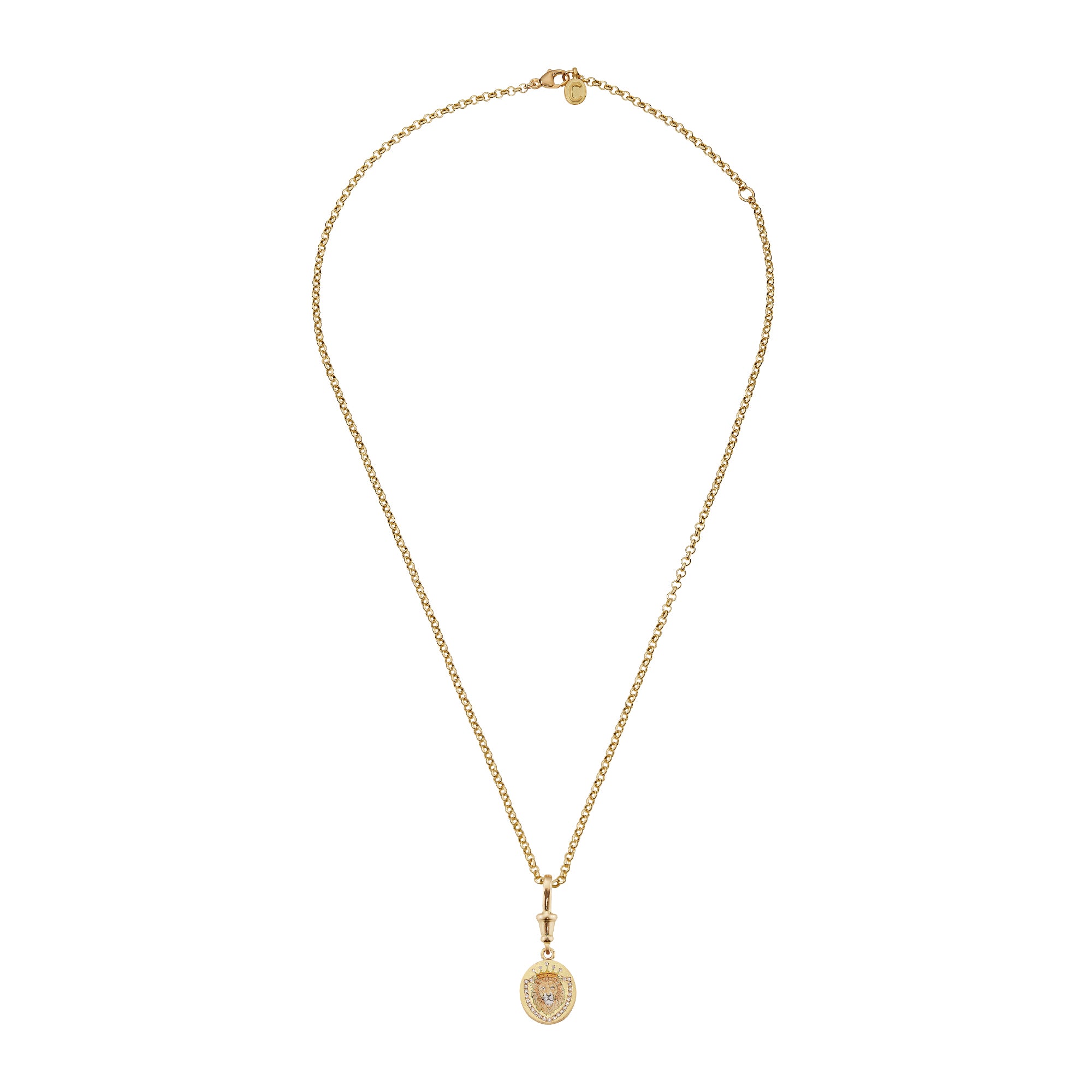 Warrior Pendant Chain Necklace