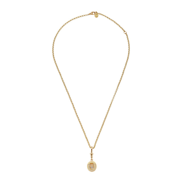 Warrior Pendant Chain Necklace