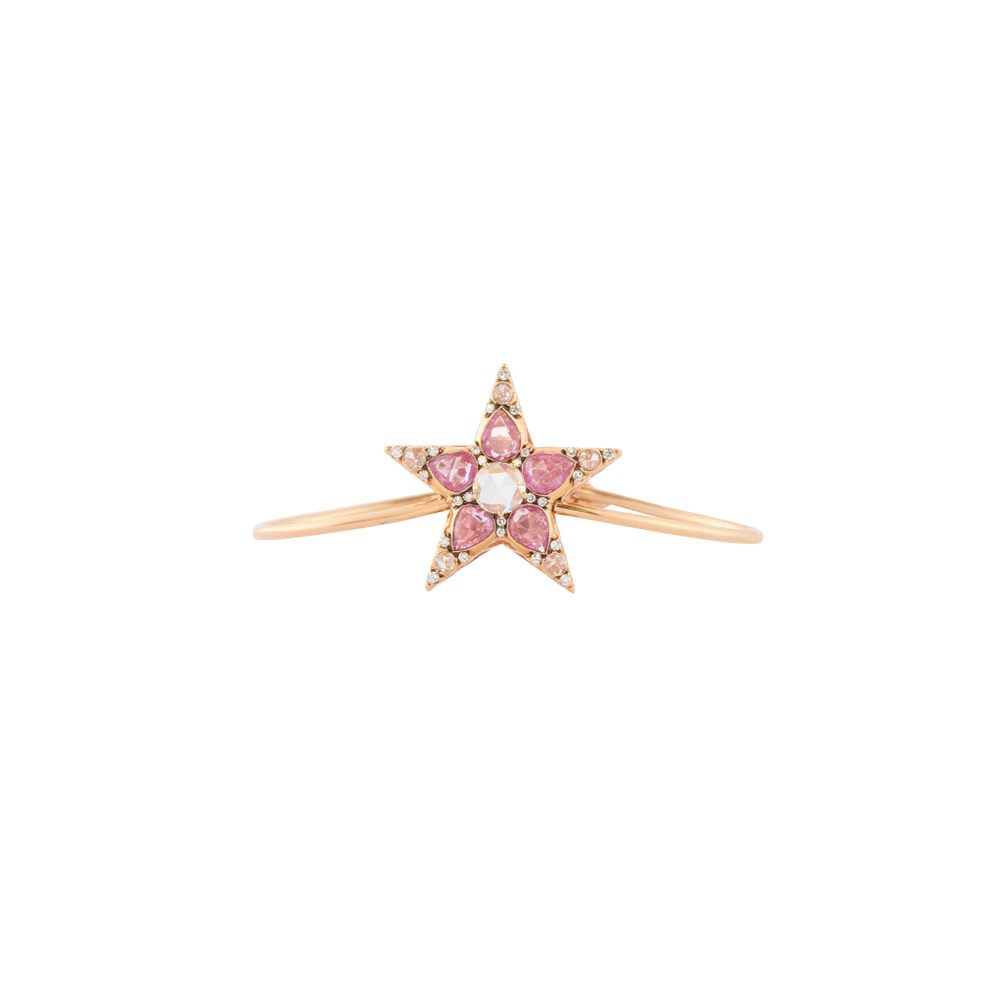 Selim Mouzannar - Pink Sapphire and Diamond Istanbul Star Bracelet