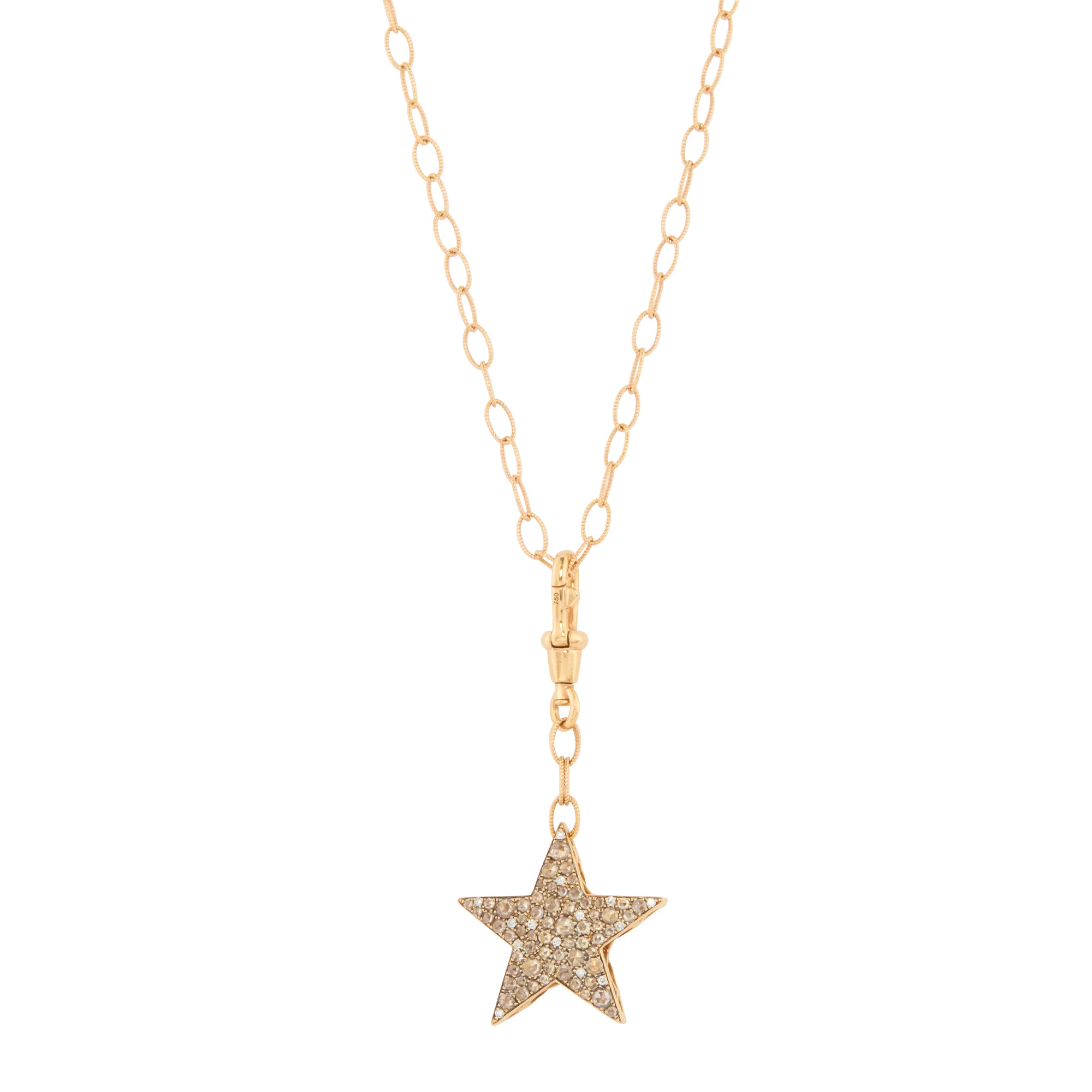 Selim Mouzannar - Yellow Sapphire and Diamond Istanbul Pendant Necklace