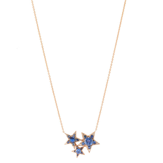 Istanbul Star Cluster Necklace - Blue Sapphire - Main Img