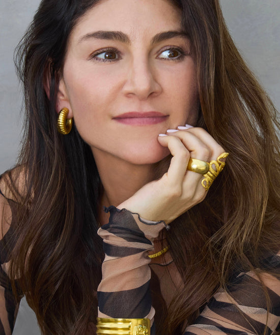 How to Layer Gold Necklaces