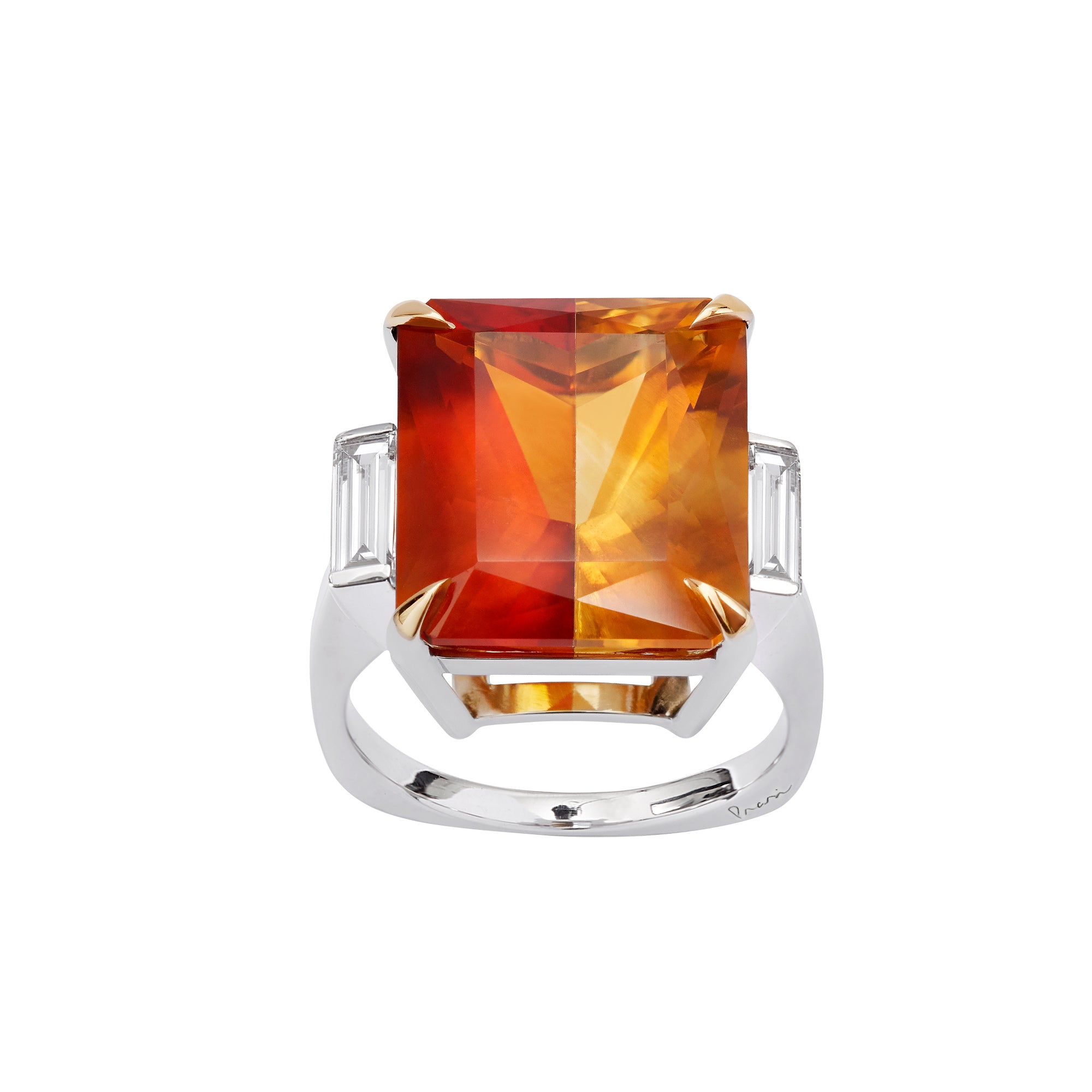 Prasi - Citrine Jacaranda Ring