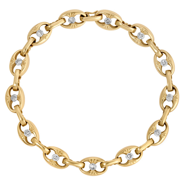 Diamond Nautical Bracelet