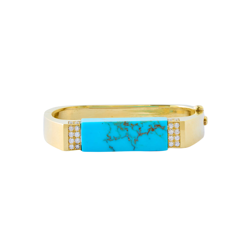 便*ン様 【Garden of Eden】Turquoise Bangle Certified Icy Blue Water A JADE Jadeite Flower Bangle
