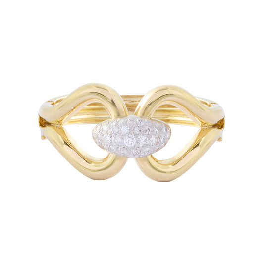 Diamond Love Knot Cuff - Main Img