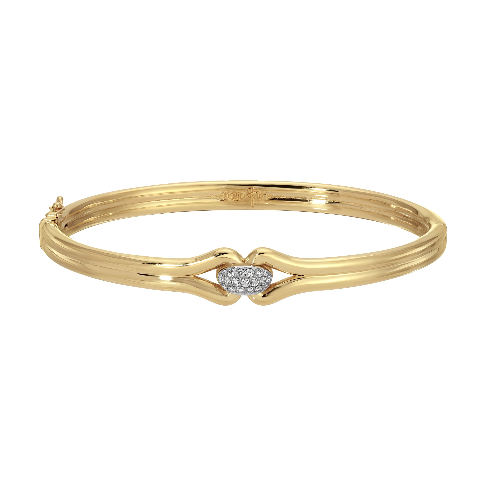 Diamond Mini Medium Love Knot Bangle