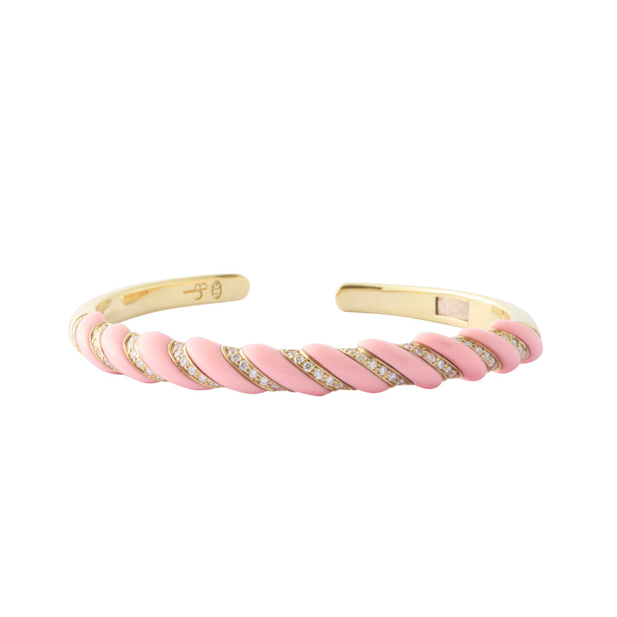 Jenna Blake Coral 70s Bangle - Bracelets