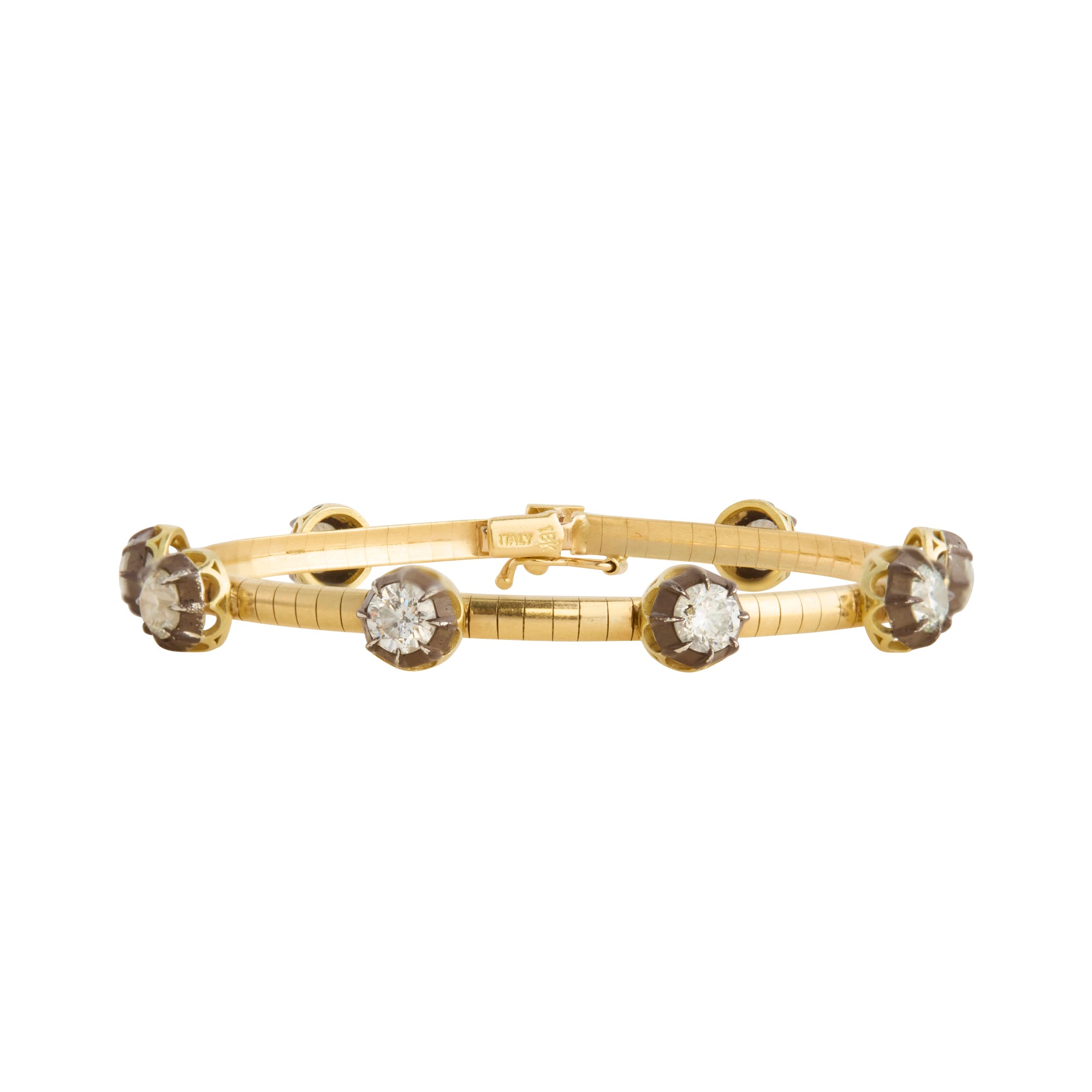 Blackened Diamond Ridge Bracelet