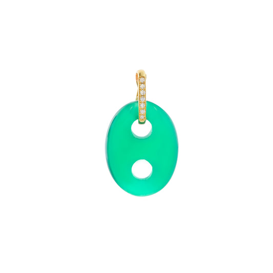 Mariner Link Charm - Green Quartz - Main Img