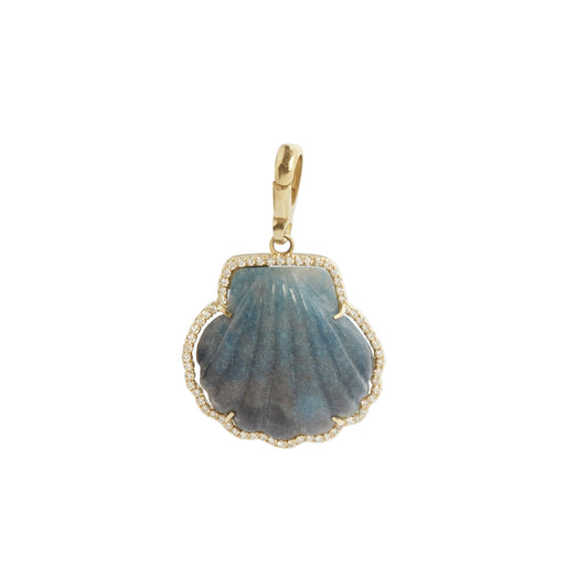 Carved Shell Charm - Triolite - Main Img