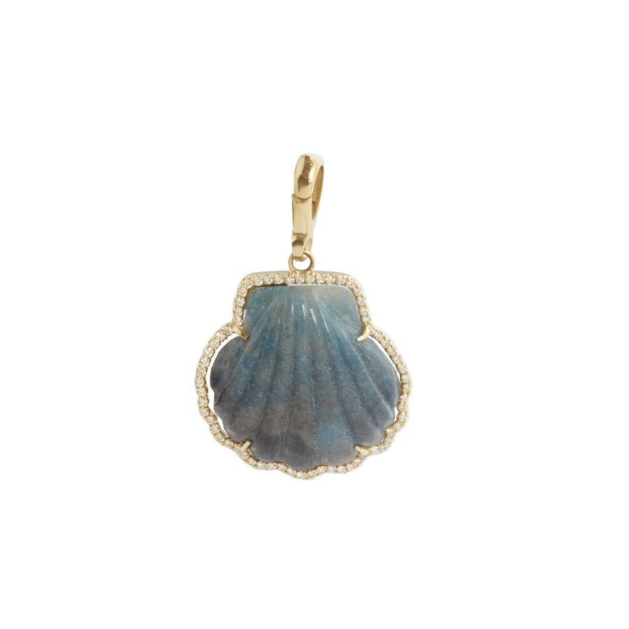 Jenna Blake Carved Shell Charm - Triolite - Charms & Pendants - Broken English Jewelry front view