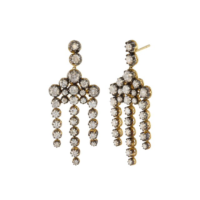 Jenna Blake - Diamond Victorian Chandelier Earrings