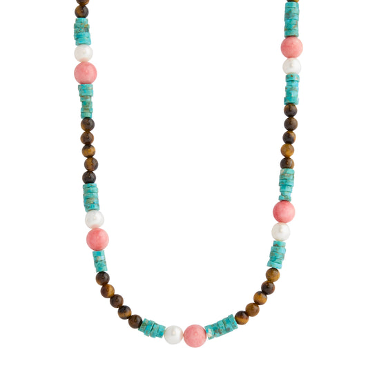 Heishi Beaded Necklace - Main Img