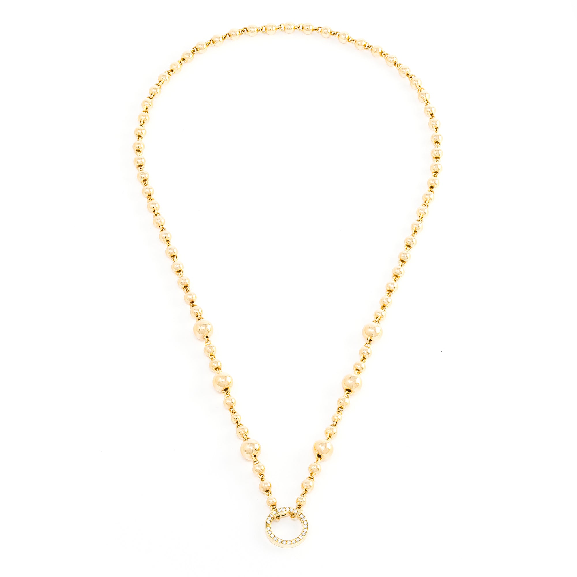 Ball Charm Chain Necklace