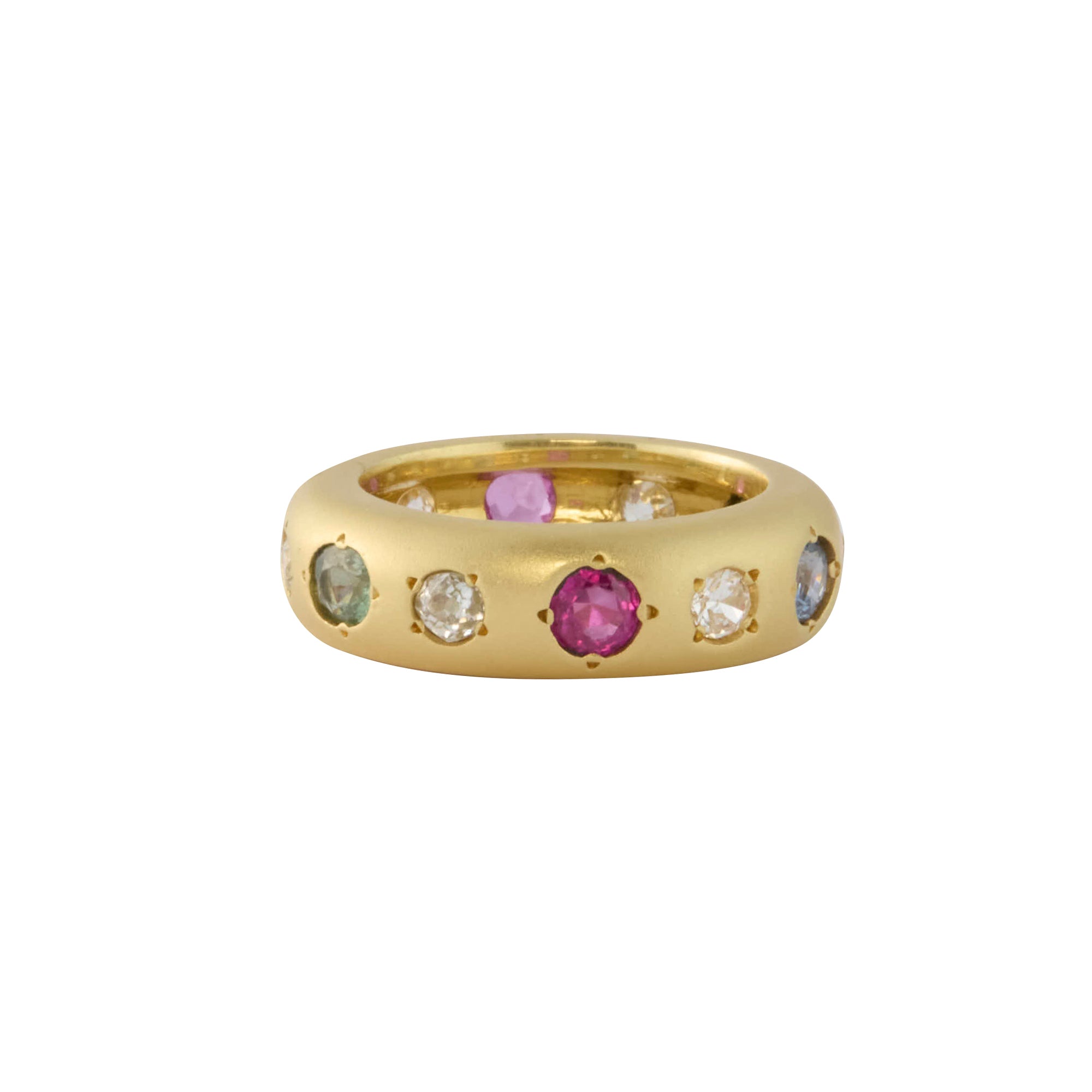 Jenna Blake - Rainbow Sapphire and Diamond Gypsy Band