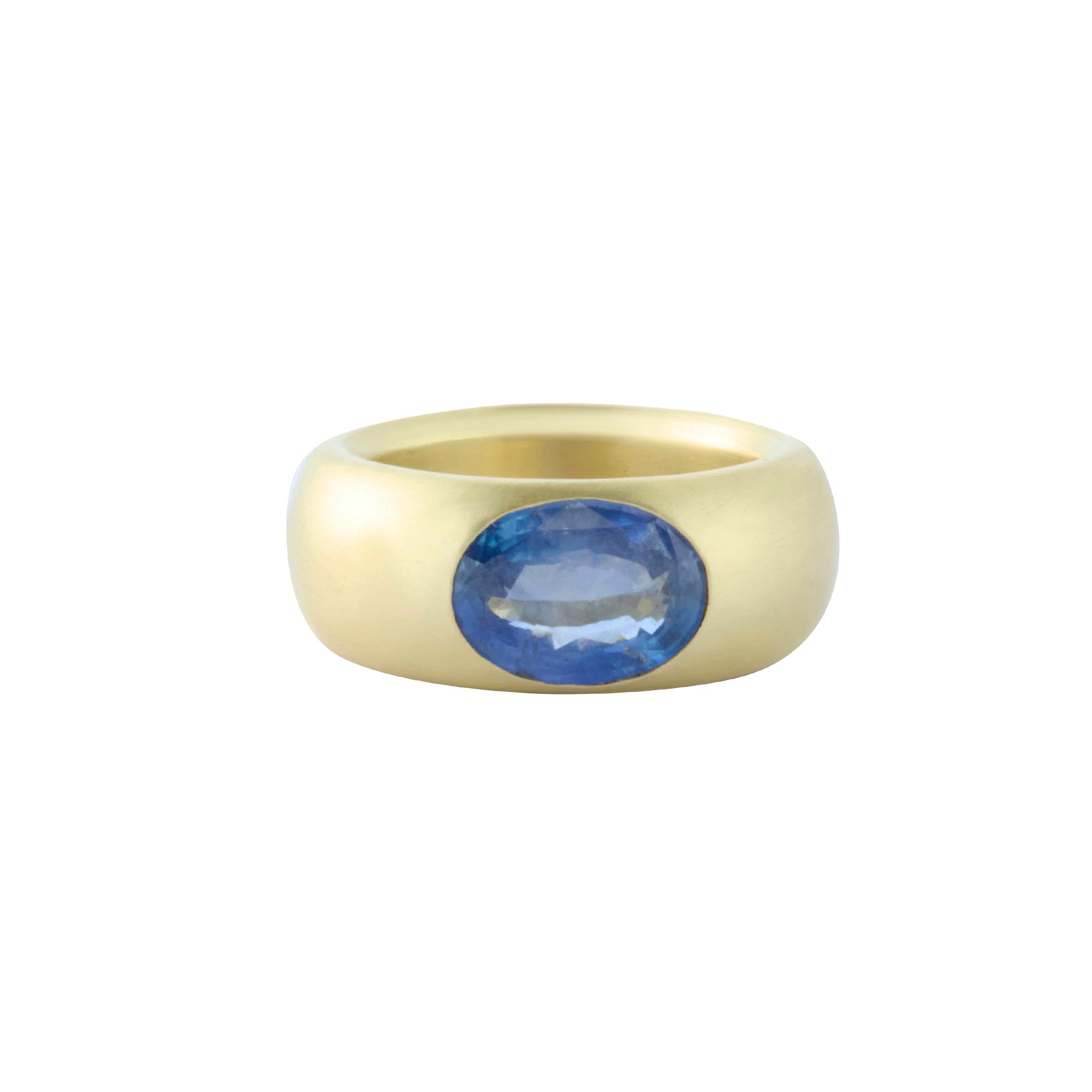 Blue Sapphire Gypsy Ring