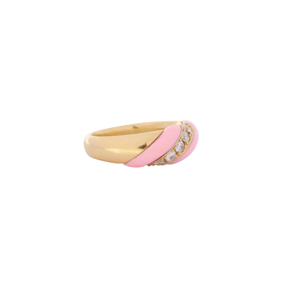 Jenna Blake 70s Ring - Coral - Rings