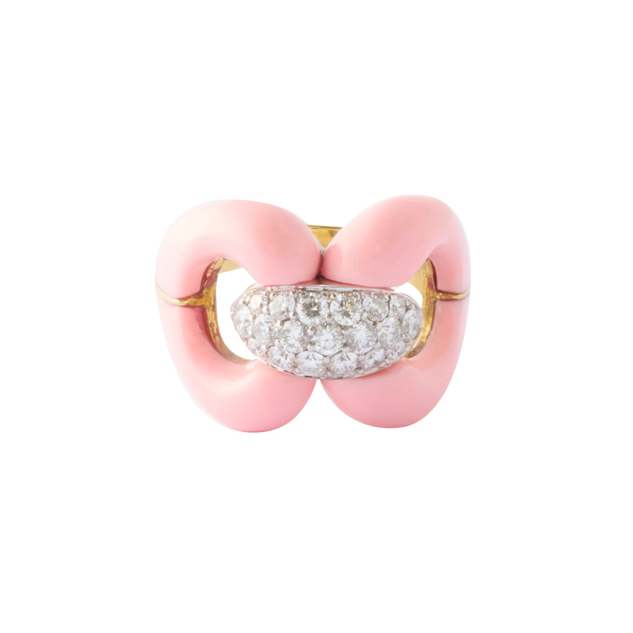 Jenna Blake Pink Nautical Ring - Rings