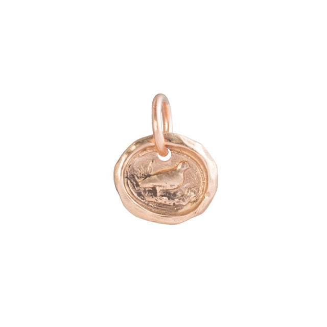James Colarusso Dove Pendant - Rose Gold - Charms & Pendants - Broken English Jewelry