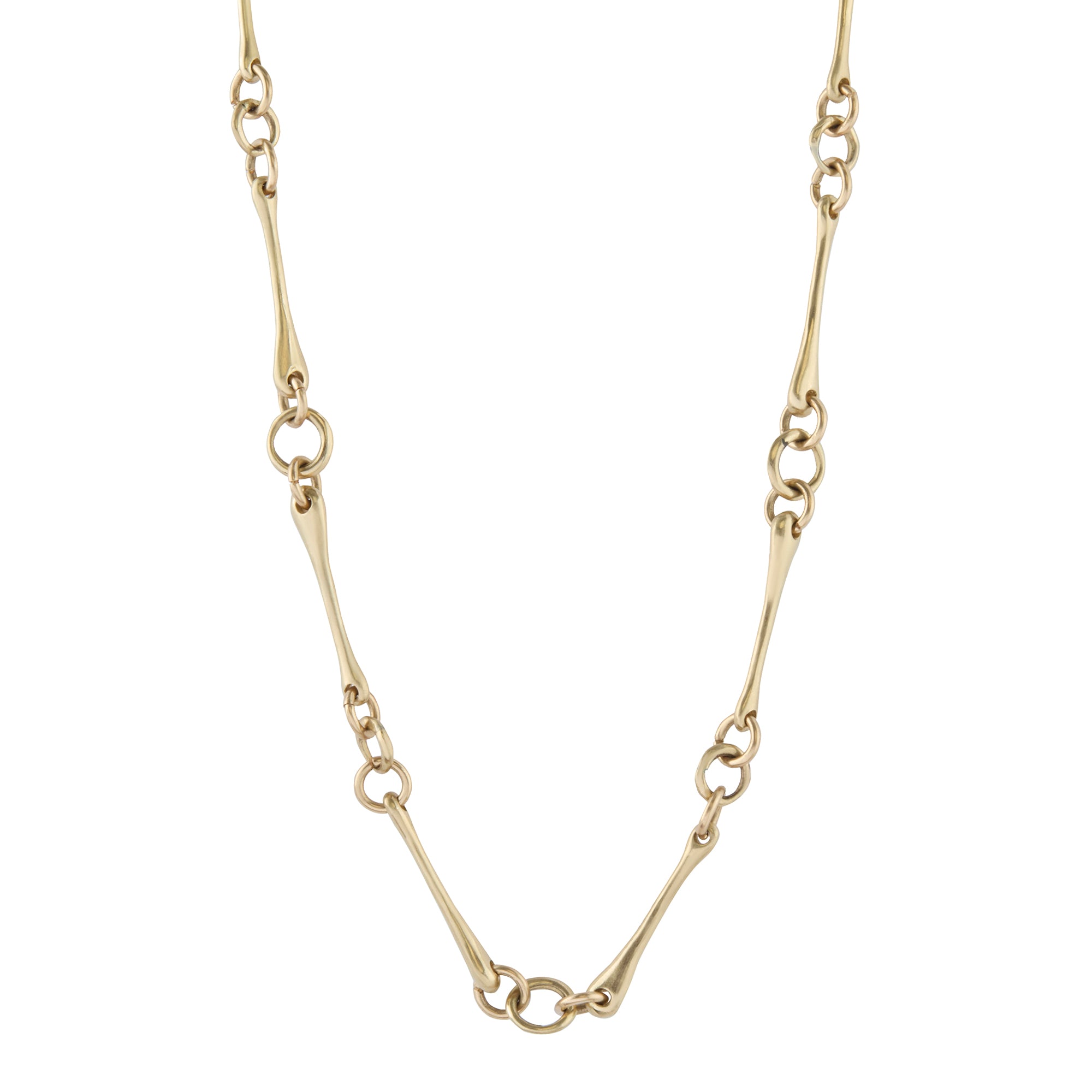 Bone Necklace - Yellow Gold