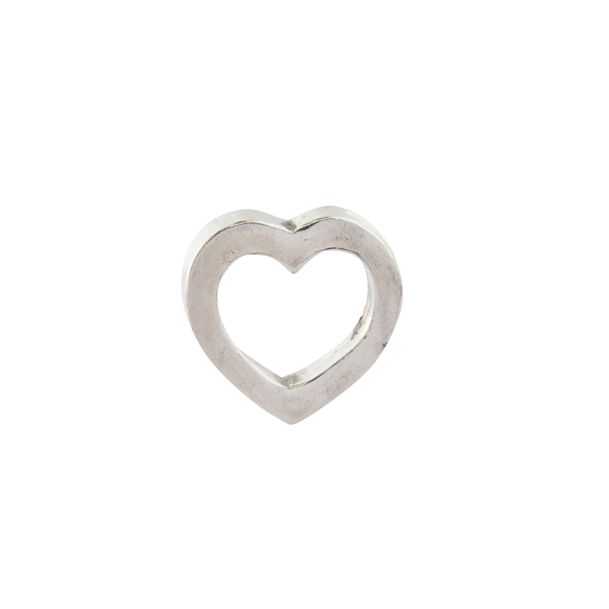 Open Heart Pendant Sterling Silver