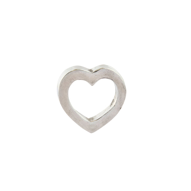 Open Heart Pendant Sterling Silver