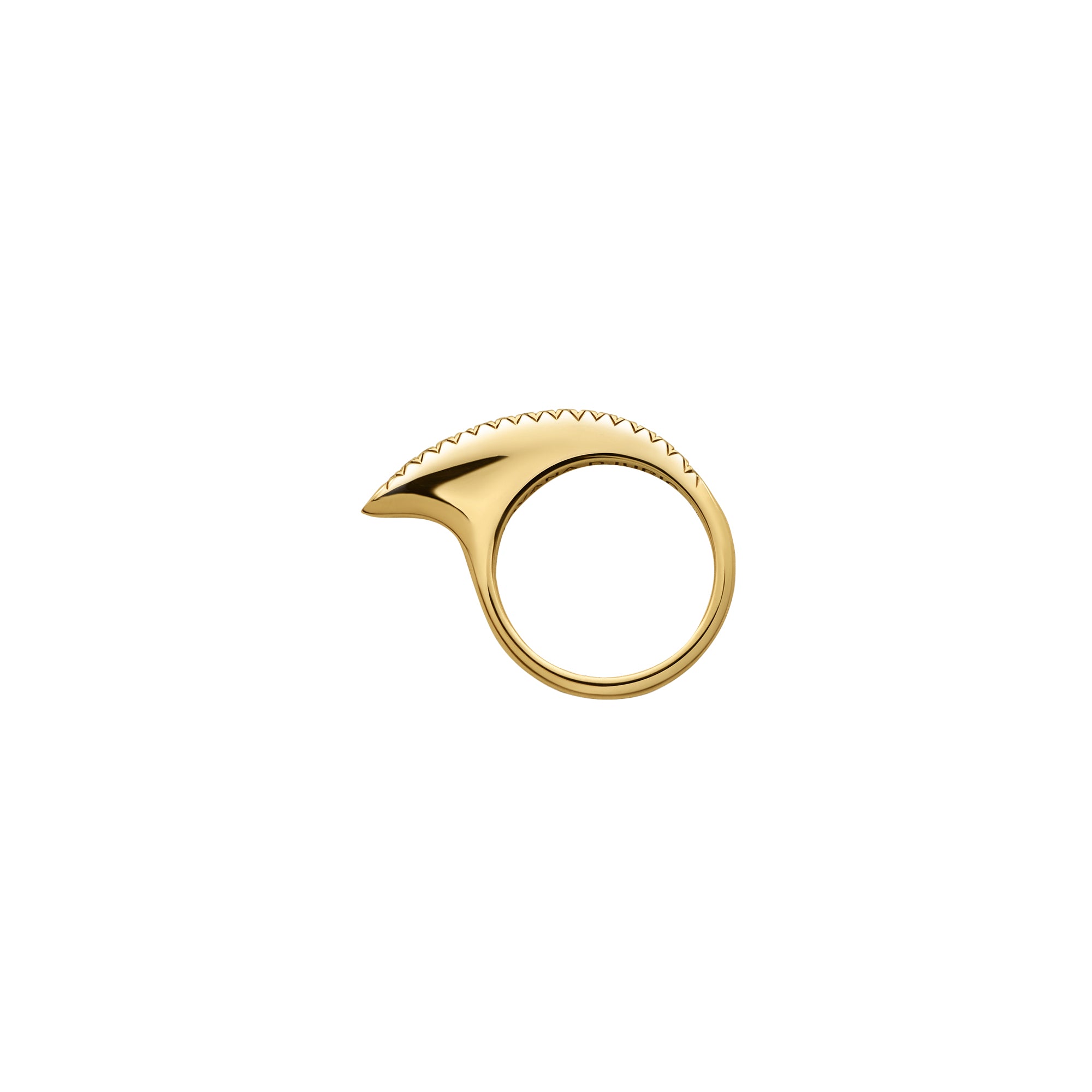 Diamond XS Ridge Slice Ring
