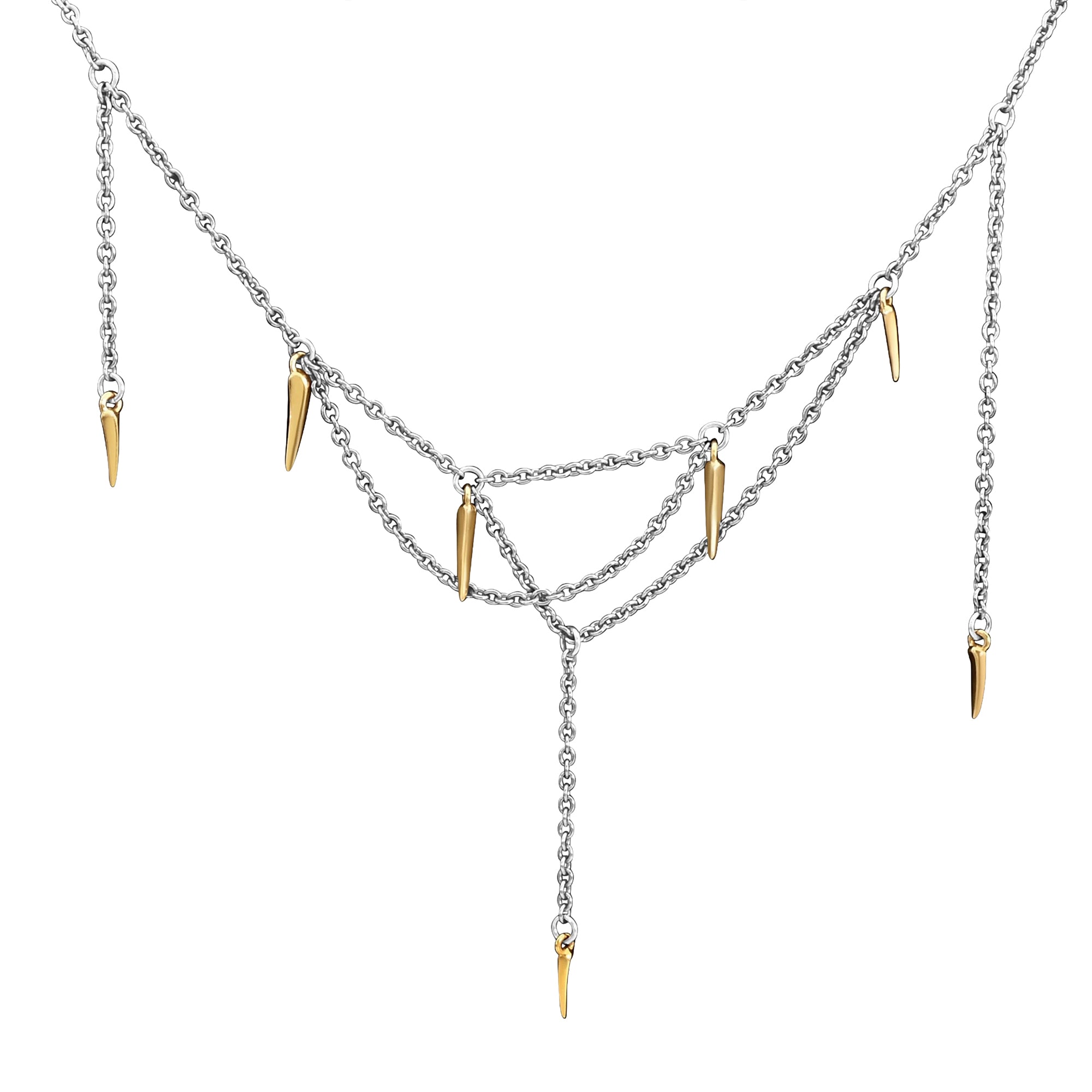 Patti Multi Chain Bib Necklace