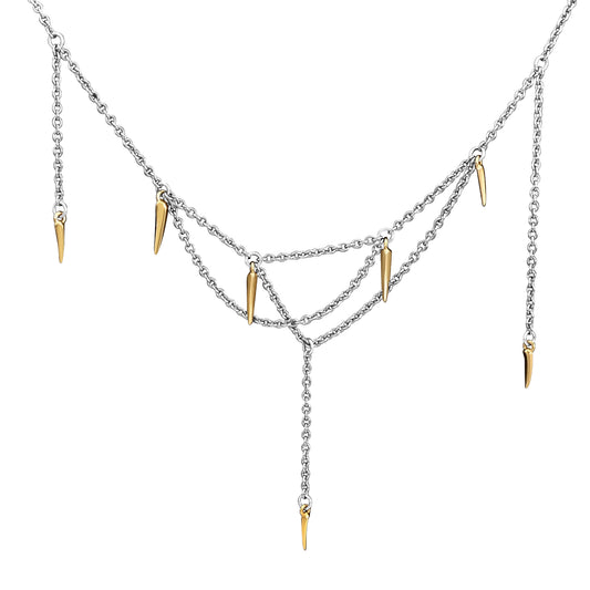 Patti Multi Chain Bib Necklace - Main Img