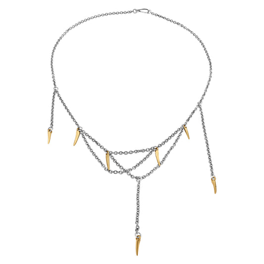 Patti Multi Chain Bib Necklace