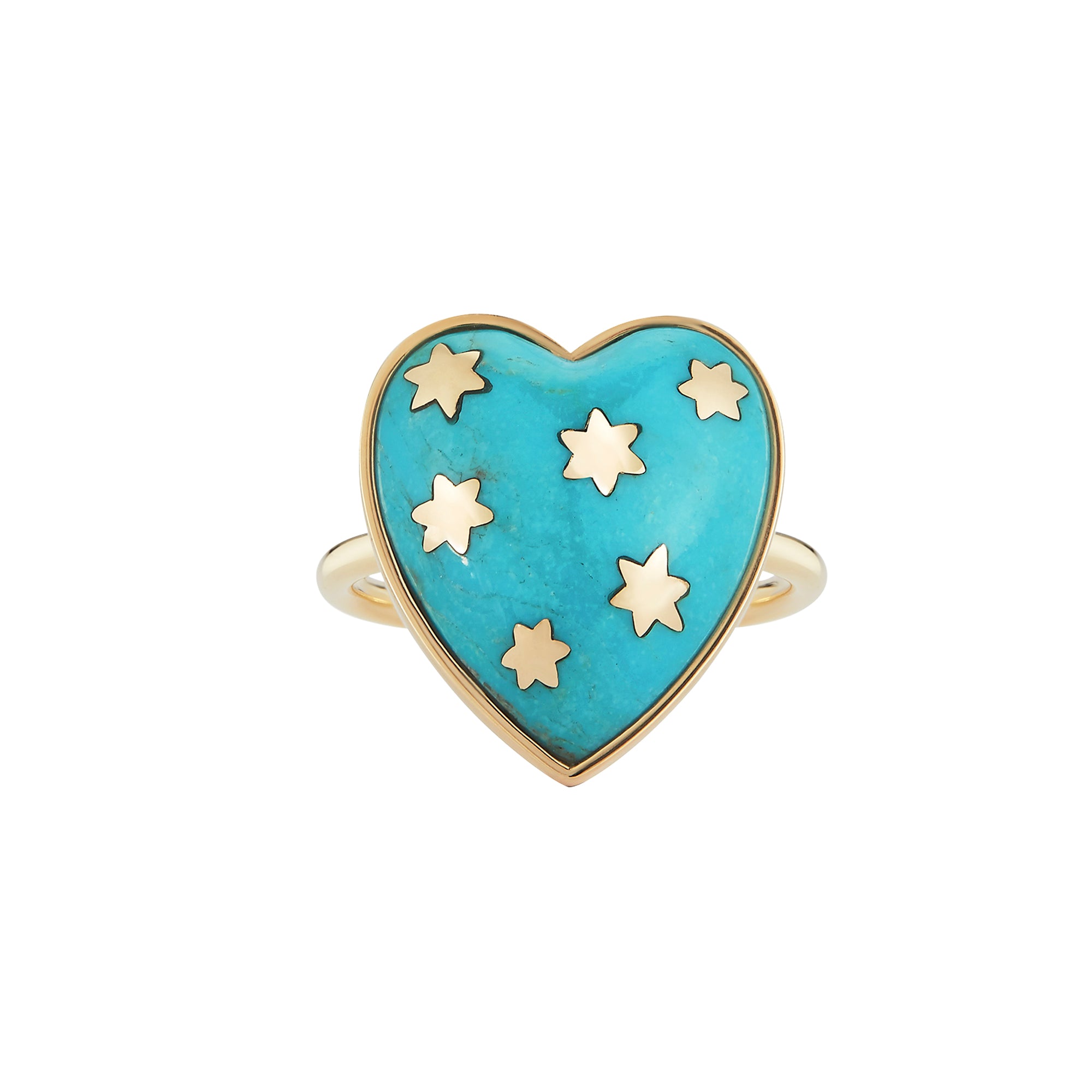 Turquoise Anna Heart Ring