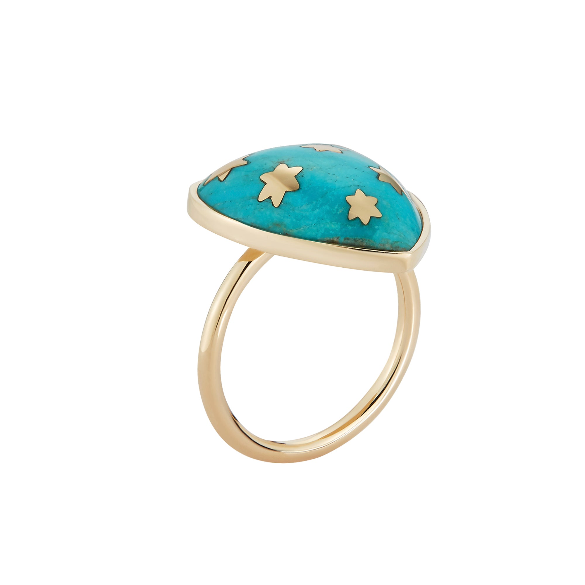 Turquoise Anna Heart Ring