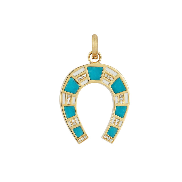 Hallie Horseshoe Charm