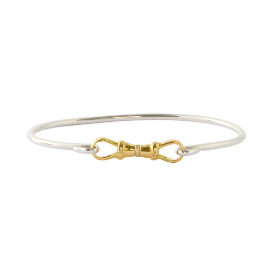 Double Albert Clip with Unclasped Bangle - Main Img