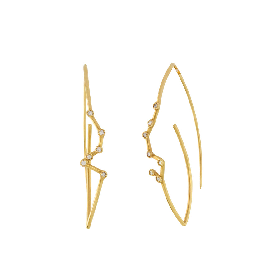 Jessie V E Virgo Constellation Earrings - Earrings - Broken English Jewelry