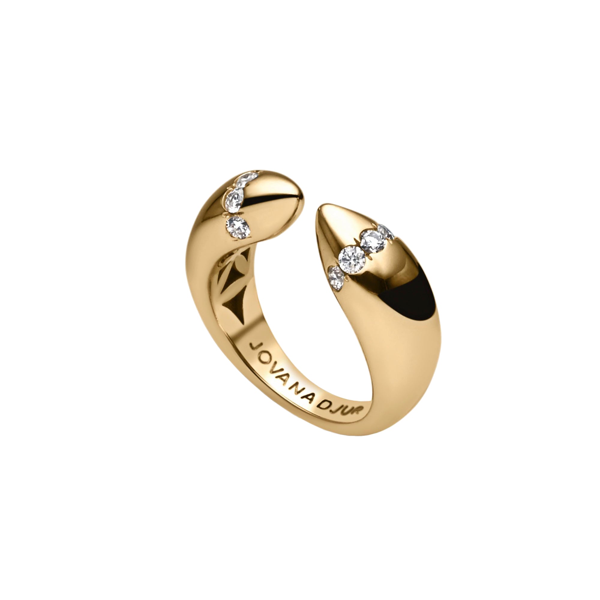 Diamond Contact Pave Ring