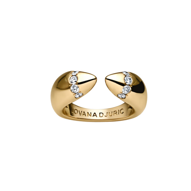 Diamond Contact Pave Ring