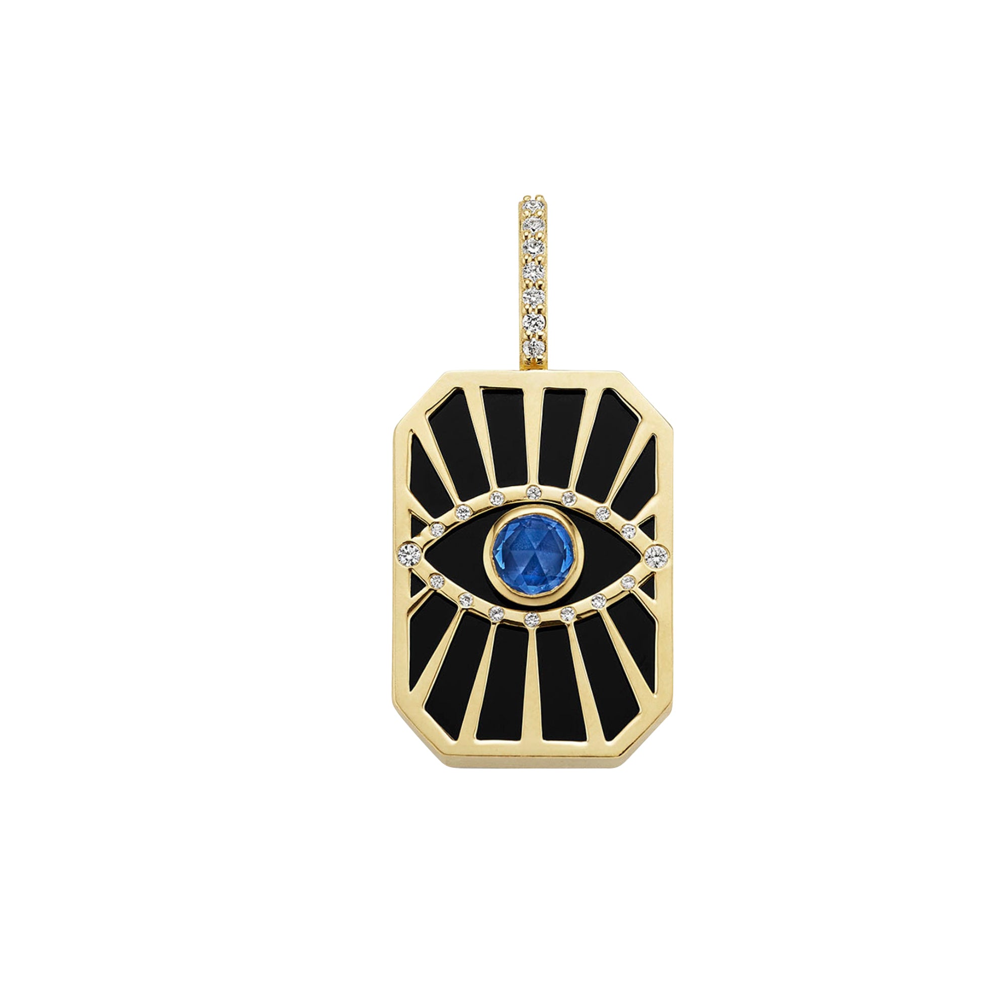 Kate Collins - Pink Rhodocrosite and Diamond Scallop Shell Pendant