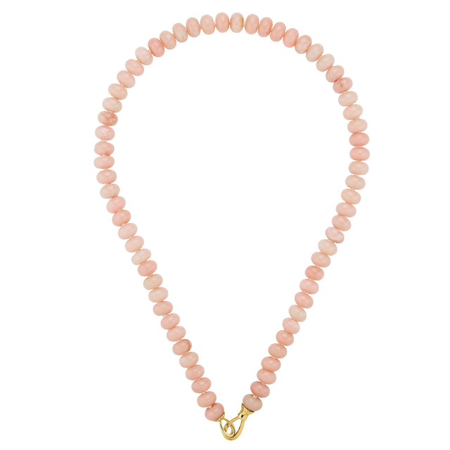 Kate Collins - Pink Opal Rondelle Bead Necklace