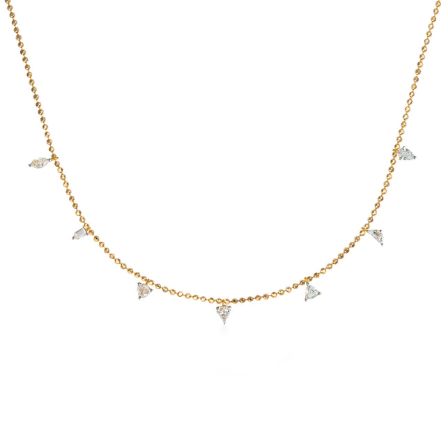 Adjustable Petite Kumaree Diamond Drop Necklace