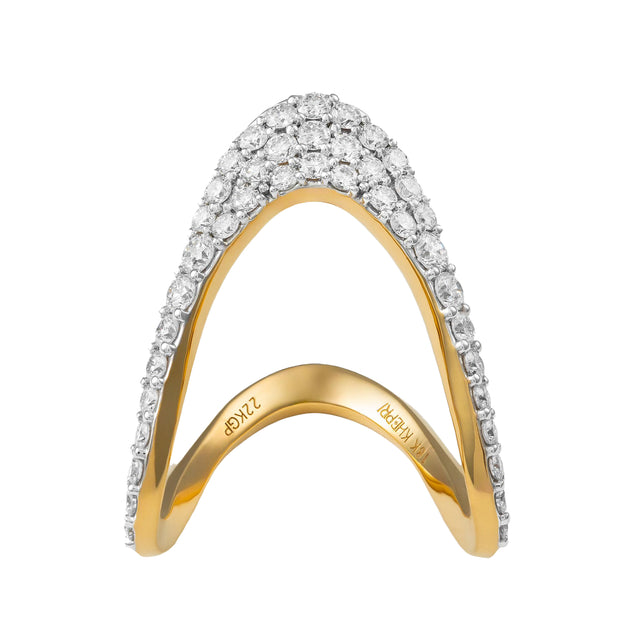 Pave Diamond Vanki Ring