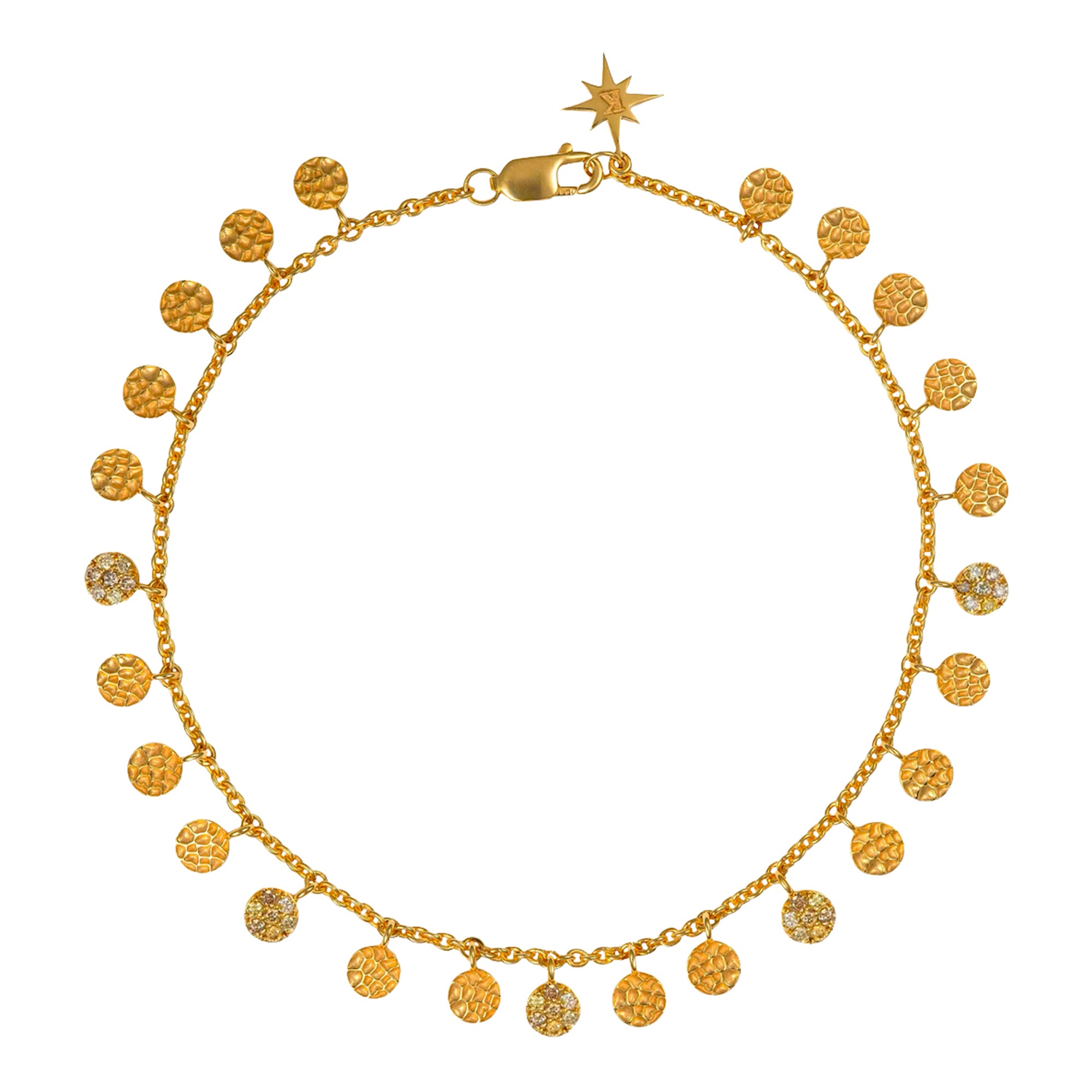 Khepri - Fancy Color Diamond Esmeralda Bracelet